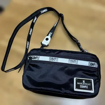 MAKAVELIC EXAMPLE 블랙 숄더백