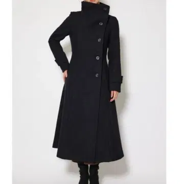 rienda 25 오버넥 신데렐라 라인 코트