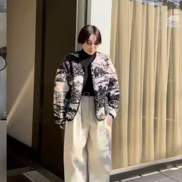 모노톤 플리스 자켓