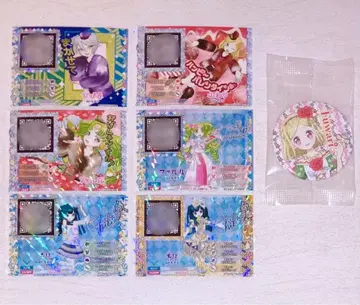 프리파라 녹풍 후와리 캔뱃지 미개봉 당시품 후와리 토모치케 트리콜로르