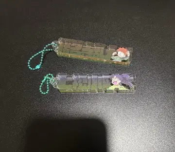 닌타마 란타로 트레이딩 네임 블록 키링 이나데라 란타로 나나마츠 코헤이타