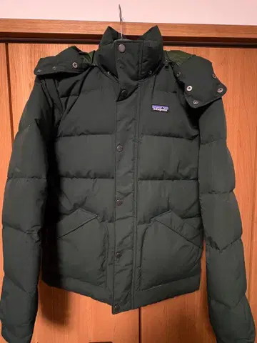 patagonia 다운 자켓 S 다크 그린