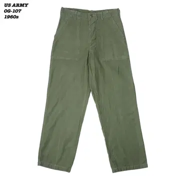 US ARMY OG-107 UTILITY TROUSERS 1960s