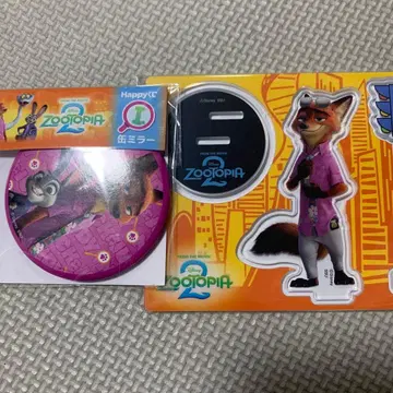 주토피아2 1번 복권 해피 복권 G상 아크릴 스탠드 프롭스 닉