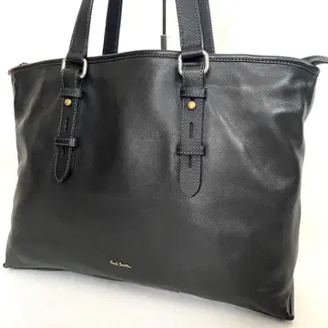 폴스미스 토트백 가죽 블랙 로고 비즈니스