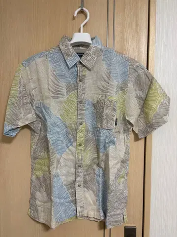 [ 미사용품 ] 에디 바우어의 코튼 린넨 반팔 하와이안 셔츠