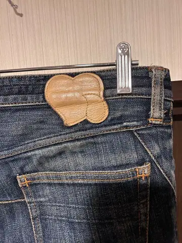 밑단 기장 수선 있음 넘버나인 데님 청바지 하트 눈물 3 x 30