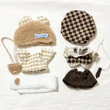 10cm 봉제 인형 의류 2벌, 봉제 인형 의류, 무속성