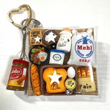 가챠 파우치 PEANUTS 모닝 세트