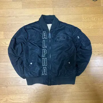 ALPHA MA-1 플라이트 자켓 M 블랙