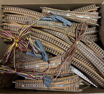 N게이지 레일 세트 포인트 스위치 포함