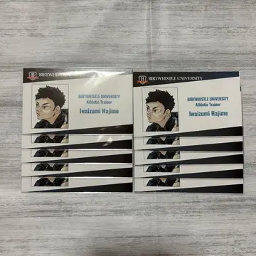 하이큐 팬파크 명함 이와이즈미 10점