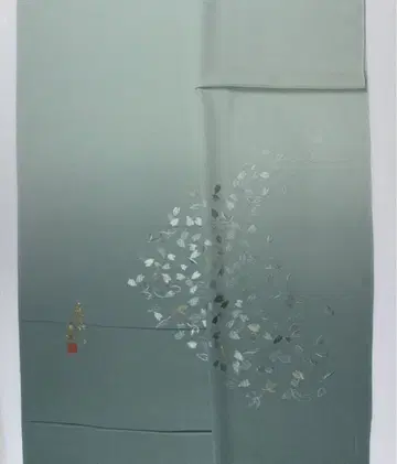 자수 부하 호몬기 옷감 낙관 있음