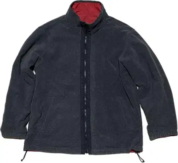 90s UNIQLO 네이비 택 리버서블 웜업 자켓 플리스