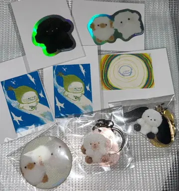 죠세마루 팝업 캔뱃지 씰 아크릴 키링