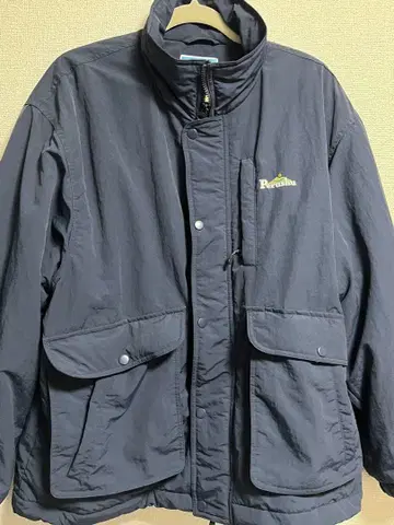 네이비 충전솜 나일론 자켓