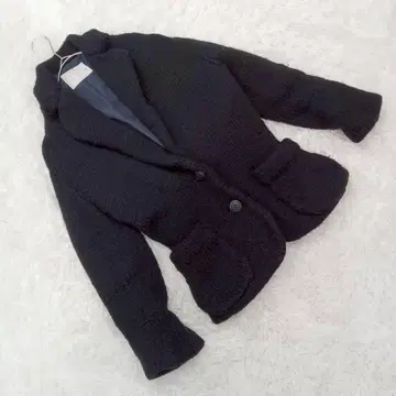 울 100% [ sacai ] 사카이 (38) 카라 부착 니트 자켓 안감