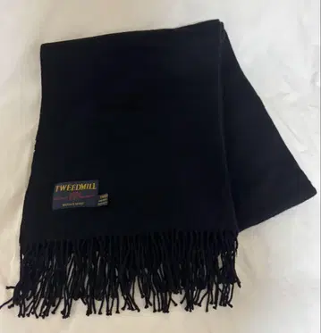 TWEEDMILL 울 스톨 블랙