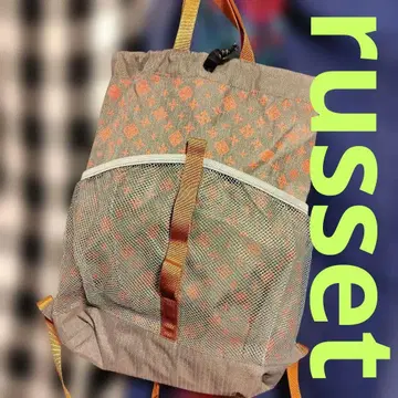 드로우 스트링 백팩 2 WAY russet 브라운