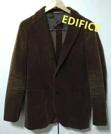 EDIFICE 브라운 코듀로이 테일러드 자켓 사이즈 S