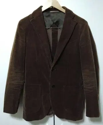 EDIFICE 브라운 코듀로이 테일러드 자켓 사이즈 S