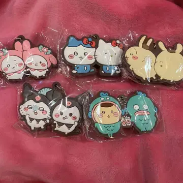 치이카와 (먼작귀) 산리오 캐릭터즈 나카요시 러버 마스코트 전 5종 컴프