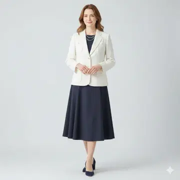 새상품급 레리안 벨기에제 고급 원단 헤링본 자켓 화이트 골드 버튼 9호