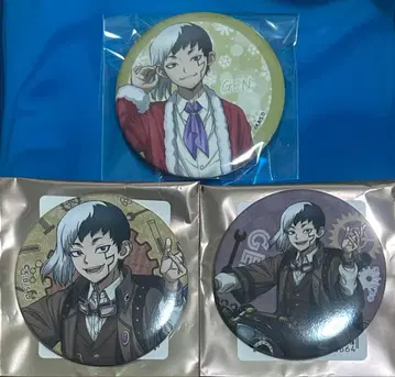 Dr.STONE 캔뱃지 투링 겐 natslive cafe 카페