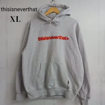 thisisneverthat 후드티 XL 그레이 자수 로고