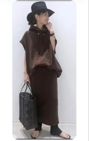 라빠르망 별주 Americana 아메리카나 후디드 후드티 브라운