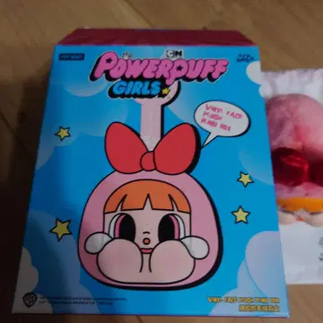 POPMART 파워퍼프걸 봉제 인형 키링 블라썸