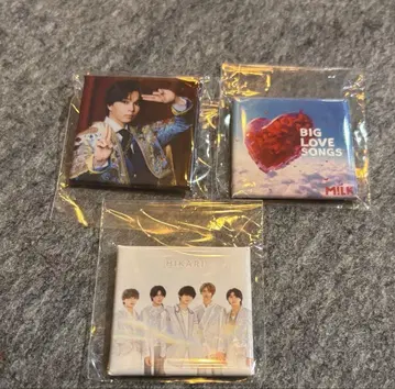 M!LK 시오자키 타이치 스퀘어 캔뱃지 마그넷