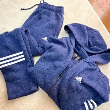 adidas 저리 상하의 세트 네이비 속기모 여성용