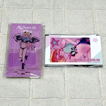 그 비스크 돌은 사랑을 한다 팝업 아크릴 스탠드 인스턴트 사진풍 카드