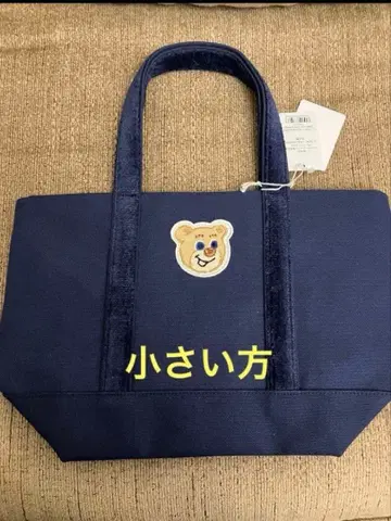 러브리바이페이러 올드 테디 토트백 소 네이비