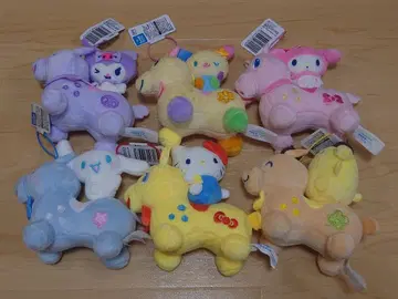 RODY x 산리오 캐릭터즈 작은 페어 봉제 인형 6종 컴플리트 세트