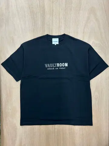 VAULTROOM attack on radar 티셔츠 L 블랙