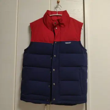 파타고니아 다운 베스트 빨간색/네이비