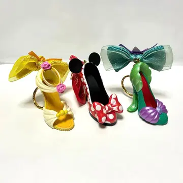 디즈니 하이힐 키체인 3종 세트