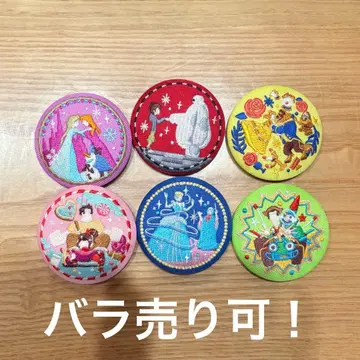 디즈니 자수 캔 배지