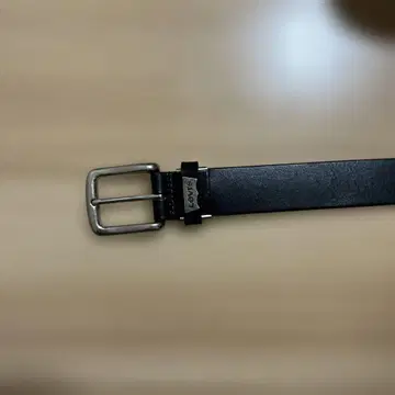 Levi's 블랙 가죽 벨트