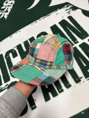 명작 90s NEW YORK HAT 패치워크 캡 USA제