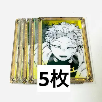 나의 히어로 아카데미아 원화전 금박 클리어 카드 호크스