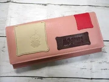 장지갑 여성용 무민 캐릭터 브랜드 천연 가죽 PI