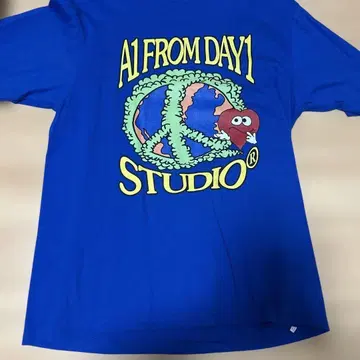 AI FROM DAY1 STUDIO 파랑 T셔츠
