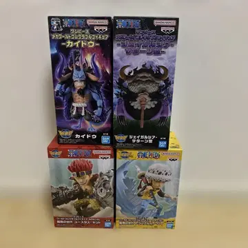 원피스 월드 컬렉션 새턴 성, 카이도, 로, 키드 4체 세트