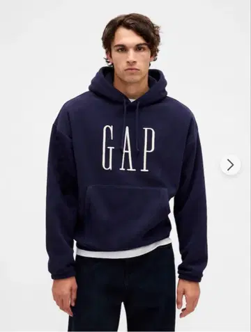 GAP 오버 사이즈 네이비 후드티 S