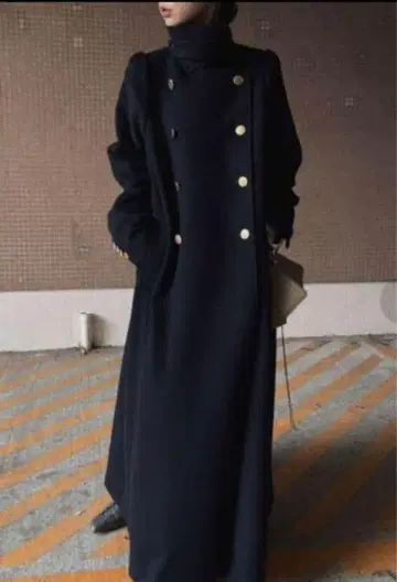 거의 미사용 [아메리빈티지] CHARME FLARE LONG COAT/S