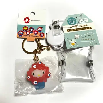미야쿠미야쿠 산리오 클리어 컬러 키링 헬로키티 케이스 포함