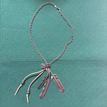 NATIVE SPIRIT SILVER 페더 목걸이